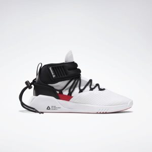 Adidasy Damskie Reebok Freestyle Motion Białe/Czarne/Czerwone PL 73ZJDHO